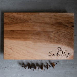 PERSONALIZED CUTTING BOARD - ENGRAVED CHARCUTERIE BOARD