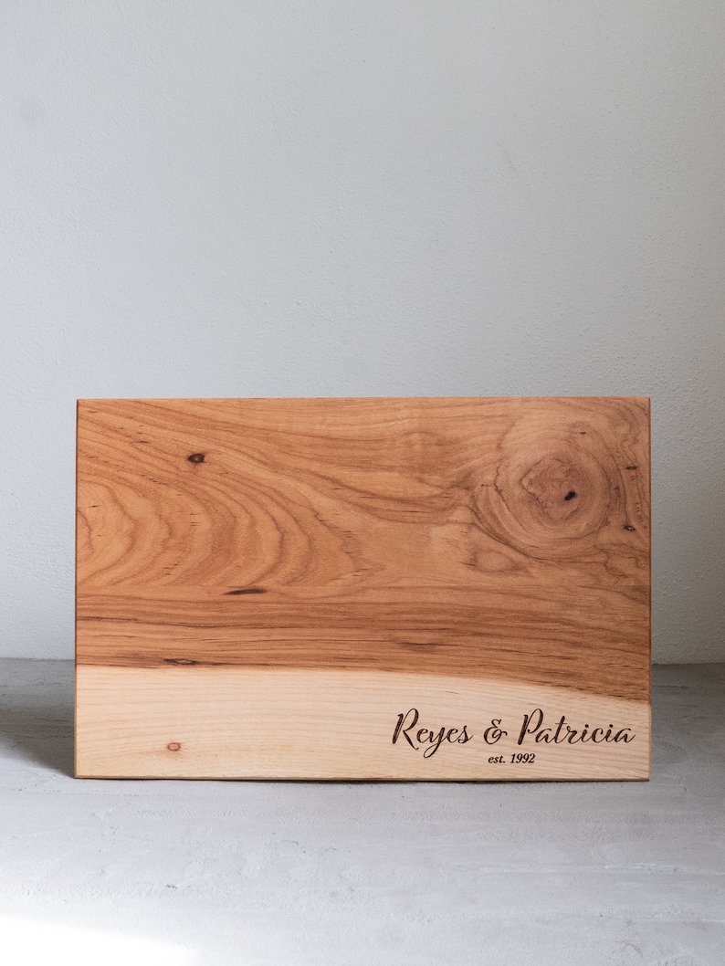 PERSONALIZED CUTTING BOARD - ENGRAVED CHARCUTERIE BOARD