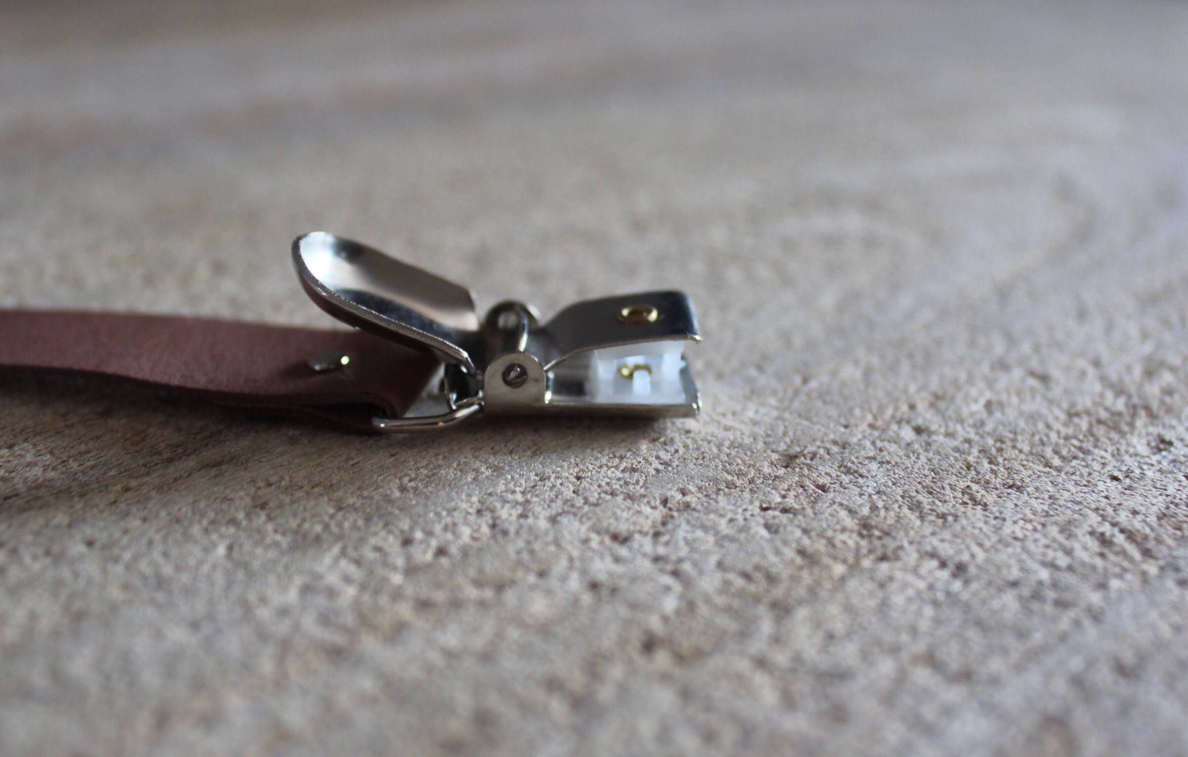 Baby genuine leather dummy/teething toy saver clips Etsy
