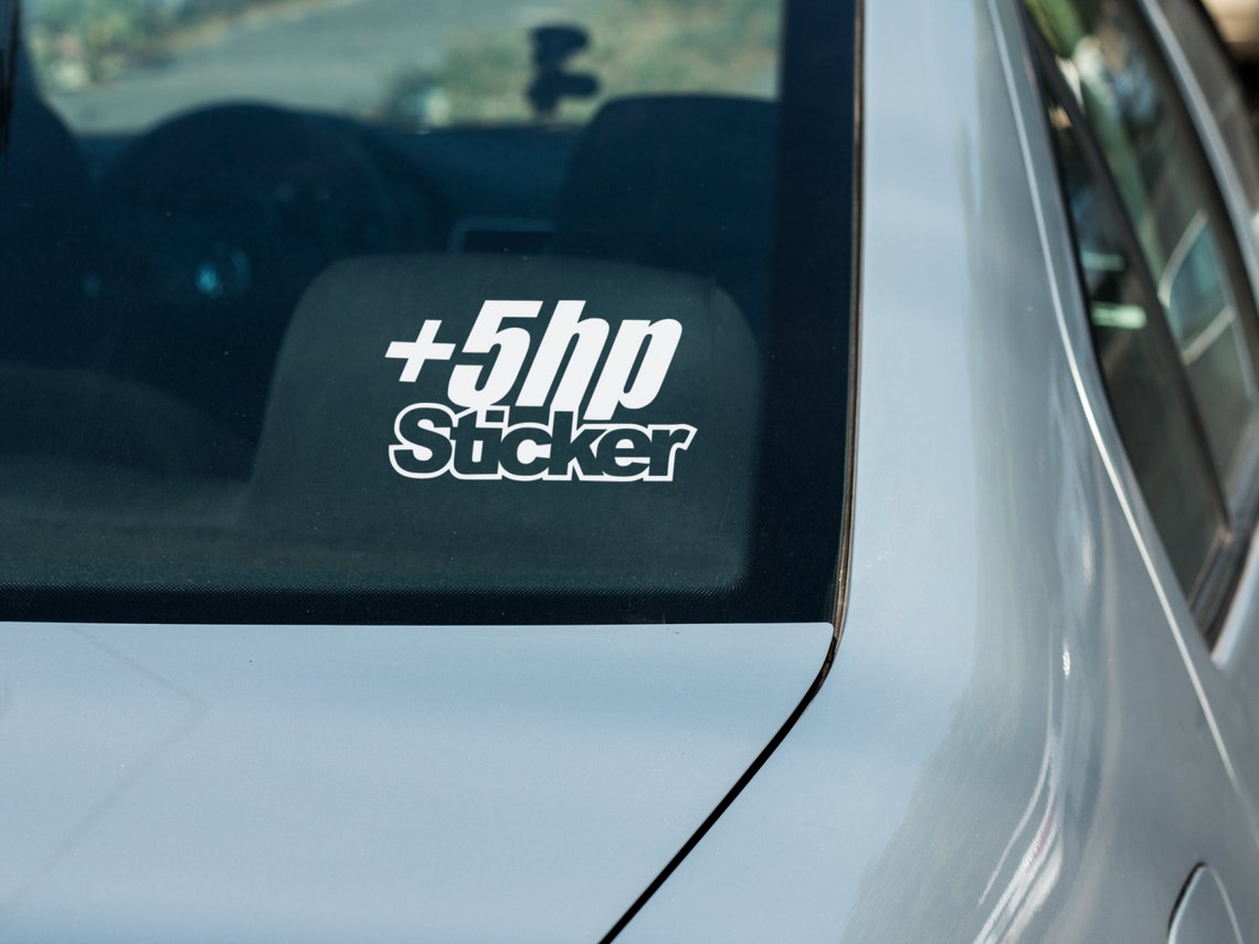 Sticker Add 5 Hp Plus 5 Hp + , 5hp Decal, Five Horsepower, 5 Horsepower Sticker, 5hp ...