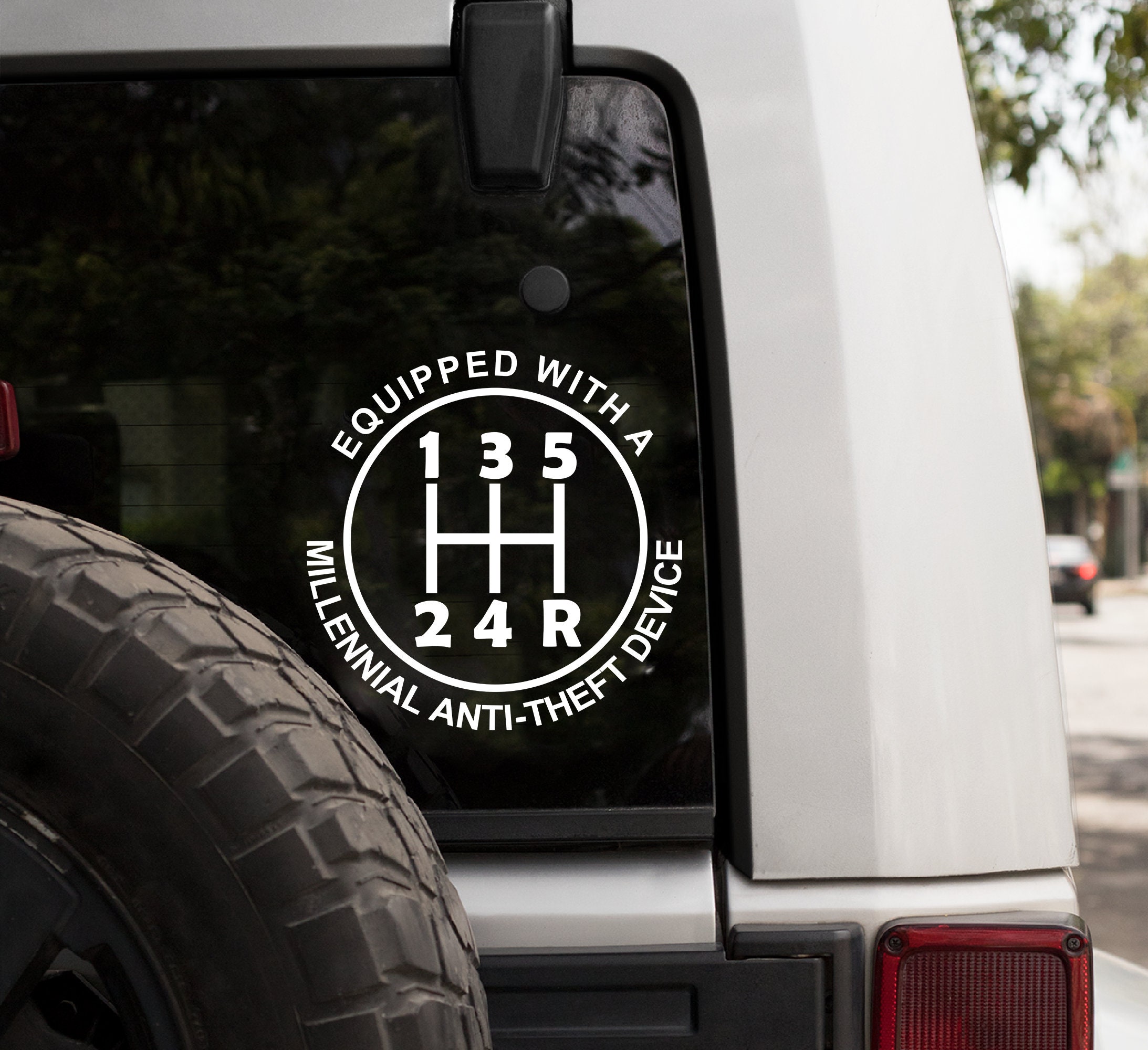 Millennial Antitheft Devicecar Decalbumper Stickergift for Etsy