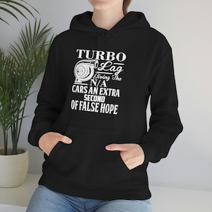 Turbo Lag, Car Hoodie for Men, Car Guy Gift Hoodie, Car Enthusiast, Petrolhead Gift, Car Gifts for Men