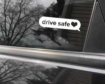 3 Stück Aufkleber I Love You Drive Safe, Auto Aufkleber Spiegel Außen