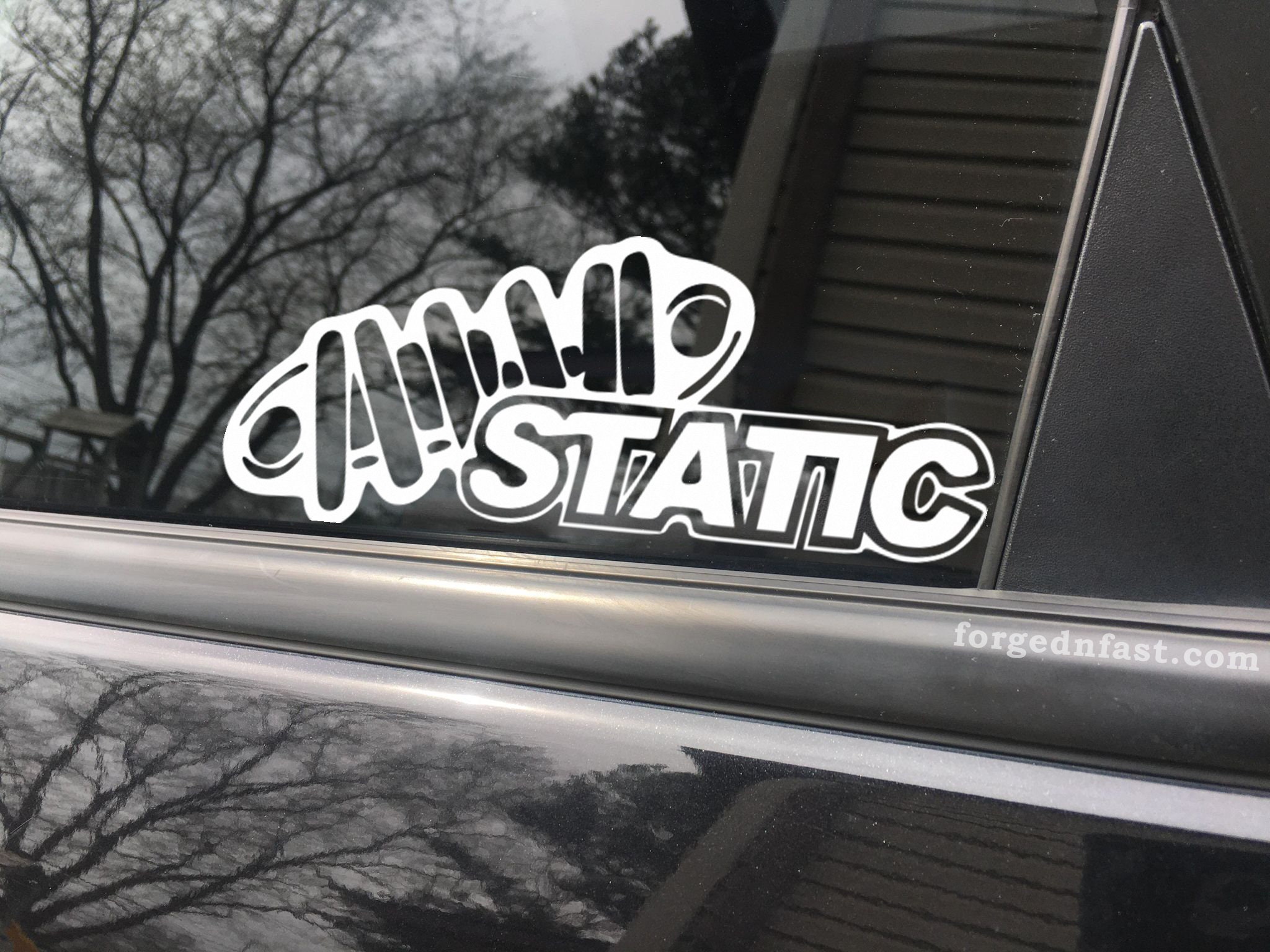 Static car stickers deals