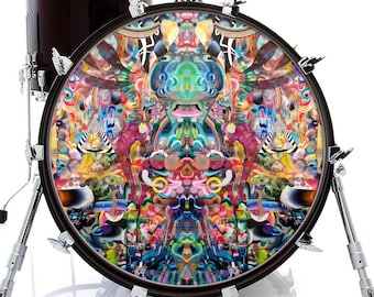 Disclosure Being Graphic Drum Skin