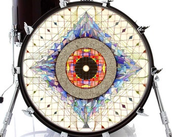 Aladnam Graphic Drum Skin