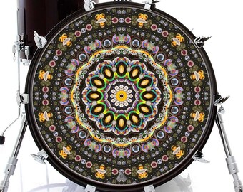 Magic Mandala Graphic Drum Skin