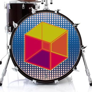 The Cube Graphic Drum Skin