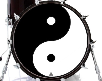 Yin Yang Graphic Drum Skin