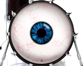 Eyeball Graphic Drum Skin