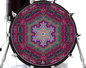 Consciousness Mirror Graphic Drum Skin