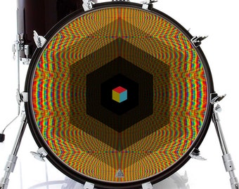 Cube Maker Graphic Drum Skin