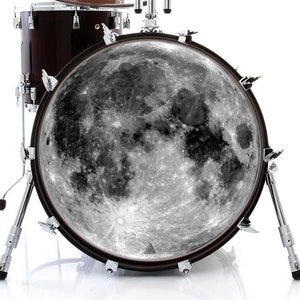 Moon Graphic Drum Skin