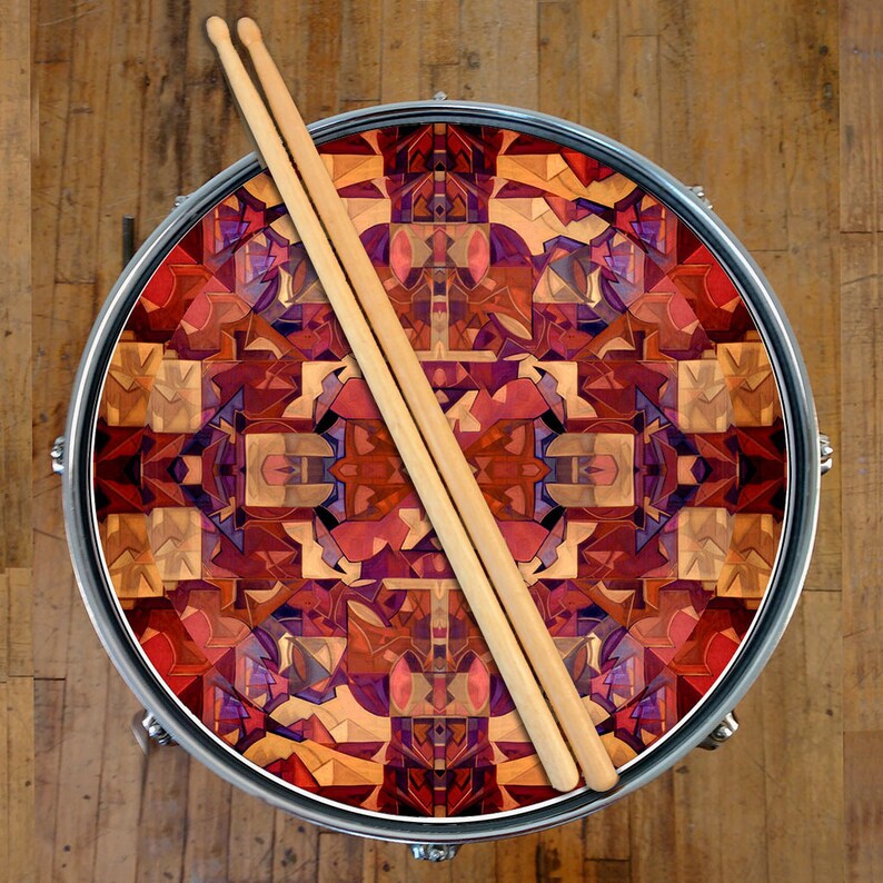 Drum SKIN for Drum Set Snare Bass and Tom Drums. Warm Etsy