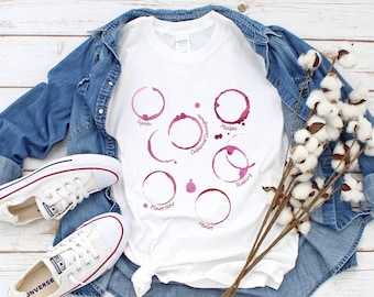 Wine Stain Wine Tasting Girls Night Out Party Shirt Gift