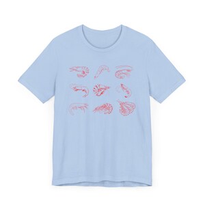 Shrimp Tshirt, Funny Marine Life Shirt, Weirdcore Ocean Tee, Shrimpteresting Gift for Fisherman, Unique Shrimp Shirt, Quirky Shrimp Clothing image 2