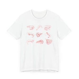 Shrimp Tshirt, Funny Marine Life Shirt, Weirdcore Ocean Tee, Shrimpteresting Gift for Fisherman, Unique Shrimp Shirt, Quirky Shrimp Clothing image 4