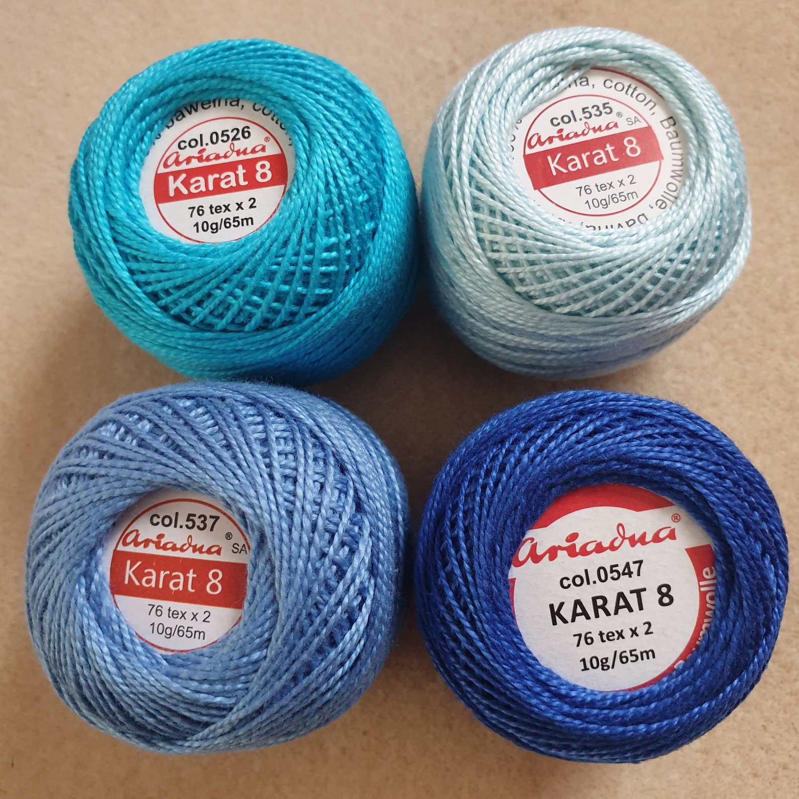Crochet Thread Cotton 10g/65m From Ariadna KARAT Etsy Canada