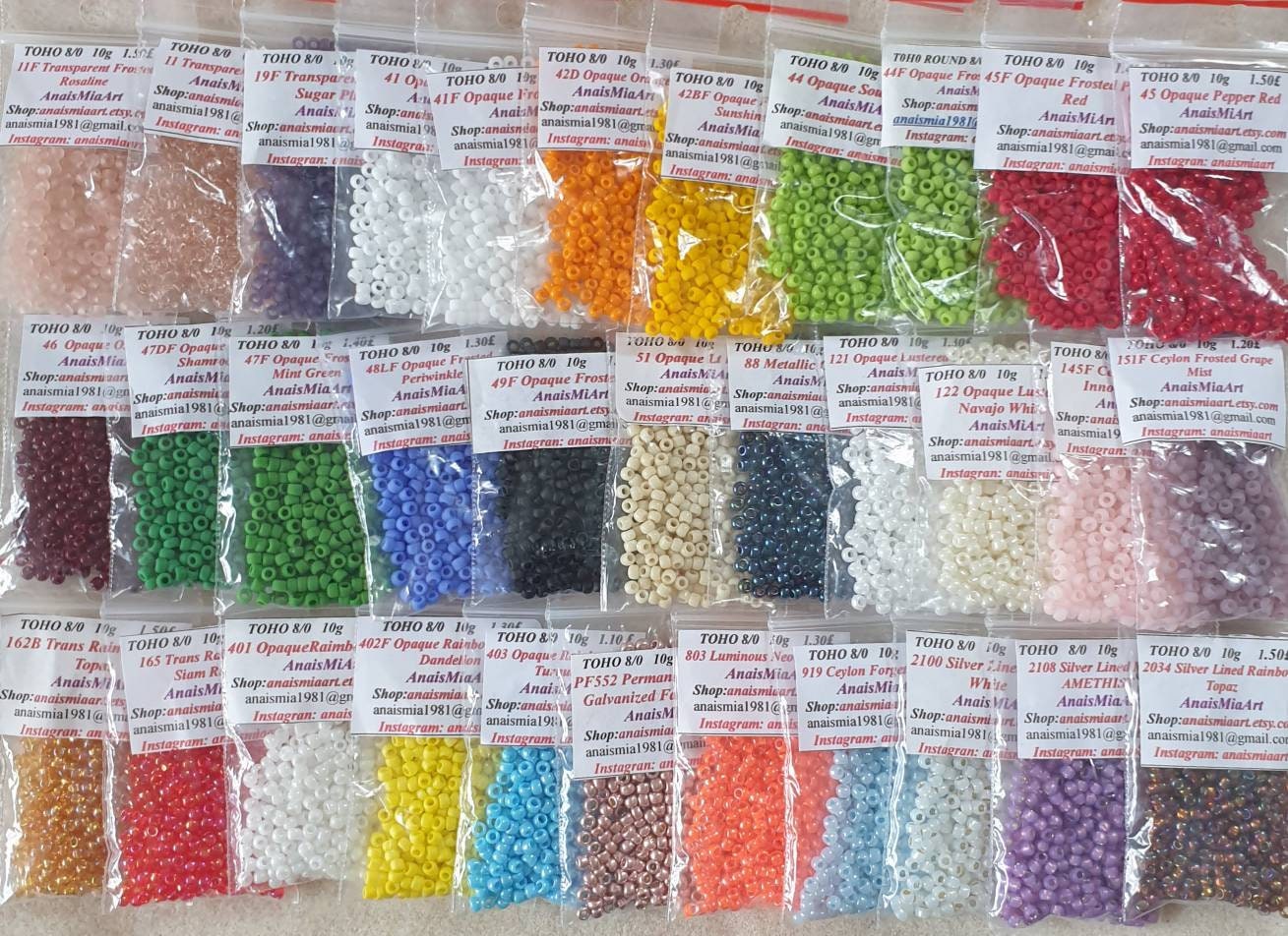 Glass Seed Bead Jewelry Making Kit, Multicolor Miyuki Glass Bead Kit,  Jewelry Making Kit, Craft Kit Jewelry Making Kit, Bead Kit Set, 