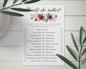 Bohemian Hen Do Games: 10 Printable Bridal Shower Games (Digital Download)
