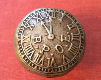 Antique B.P.O.E. Brass Doorknob. Elks Lodge Memorabilia. Benevolent and Protective Order of Elks. Antique Hardware. Brass Doorknob. BPOE