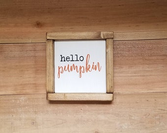 Halloween mini sign - Farmhouse Decor - Thanksgiving decor - Pumpkin sign | Halloween decor | tier tray sign | Fall decor | Halloween sign