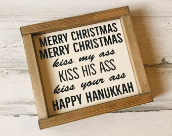 Letrero de Vacaciones de Navidad - Vacaciones de Navidad de National Lampoon - Frase de Clark Griswold - Letrero de Navidad gracioso - ¿Hablas en serio, Clark? - Santa