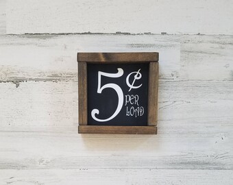 Laundry 5 Cents Etsy