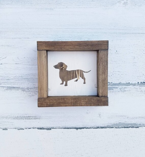 Weiner Dog Wooden Sign | Dog Lover Decor | Dog Sign | Home Decor | Gift | Rustic Home Decor | Farmhouse Sign | Fur Baby