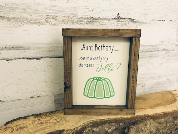 Aunt Bethany Jello | You Serious Clark | Shitters Full | Framed Christmas Vacation Sign | Christmas Decor | Christmas Sign | Clark Griswold