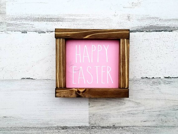 Easter Decor Collection - Spring Decor - Wood Sign - Farmhouse Decor - Happy Easter - Easter Bunny - Bunny Trail - Carrot Patch - Home Decor
