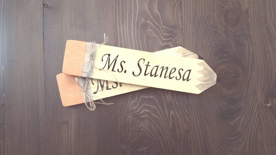 Teacher Name Plate | Personalized Teacher Gifts | Teacher Wood Pencil | Teacher Gift | Teacher Appreciation | Thank You Gift | End of Year