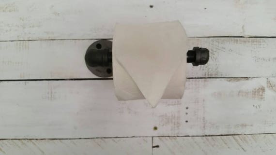 Industrial Toilet Paper Holder-Iron Toilet Paper Holder-Industrial Pipe Toilet Paper Holder-Pipe Toilet Paper Holder-Industrial Home Decor