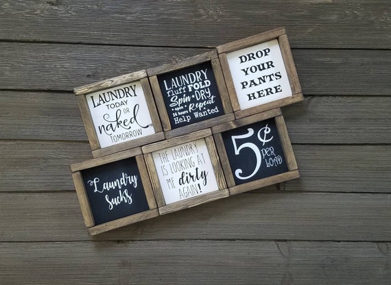 Laundry Room Sign Collection Funny Laundry Signs Laundry - Etsy UK Laundry Room Sign Collection Funny Laundry Signs Laundry - Etsy UK