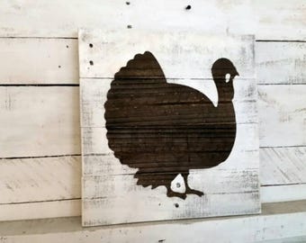 Thanksgiving Decor | Wood Turkey Sign | Wall Decor | Thanksgiving Sign | Fall Decorations | Farmhouse Decor | Farmhouse Sign | Home Decor