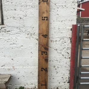 Holzlineal Wachstumstabelle-Rustische Holzlineal Wachstumstabelle-Giant Lineal-Kids Wachstumstabelle Lineal