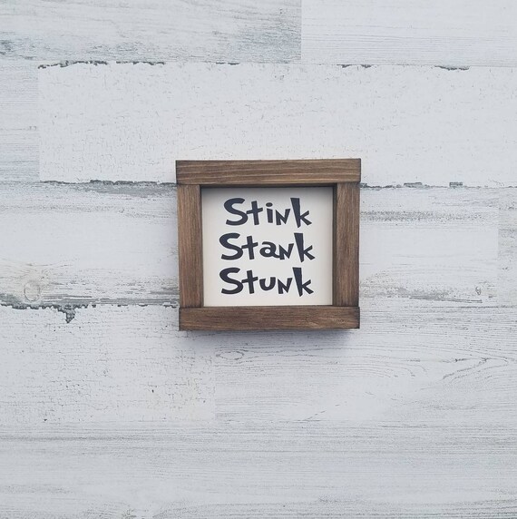 Stink Stank Stunk | Grinch Decor | Dr. Seuss Decor | Christmas Decor | Farmhouse decor | Farmhouse Christmas | Home Decor | Mantel Decor