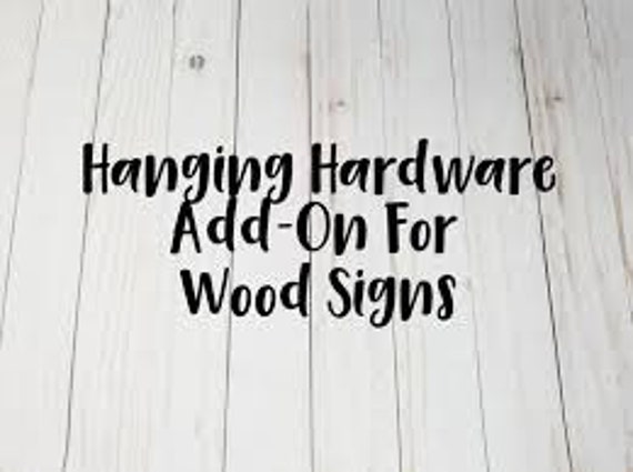 Mini Signs - Hanging Hardware Add On for Mini Signs - RustedRoost