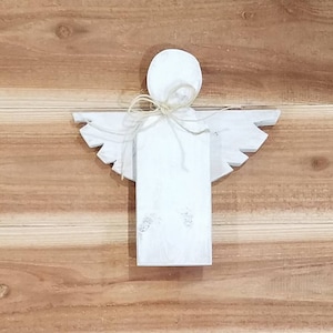 Rustic Wooden Angel - Wooden Angel - Wood Angel - Christmas Tree Topper - Christmas Angel Ornament - Angel Wall Hanger-Stocking
