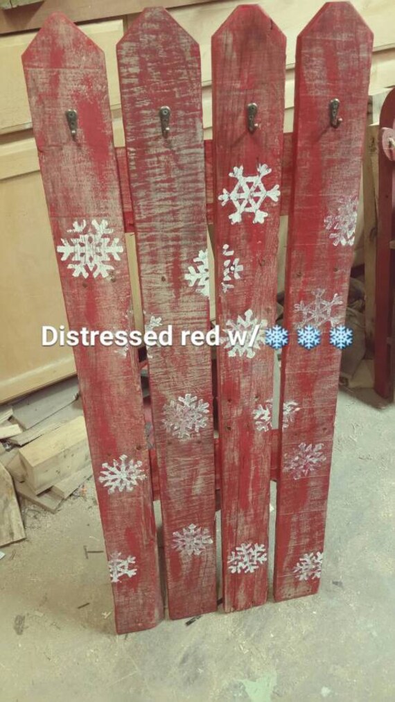 Christmas Stocking Holder Rustic Wood Standing Stocking Holder Christmas Decor Christmas Stocking Hanger Standing Mantel