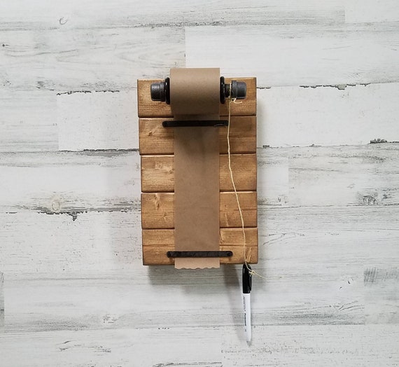 Rustic Memo Board Paper Included-Reclaimed Wood Memo Board-Message Board-Farmhouse Memo Board-To Do List- Kitchen Organizer