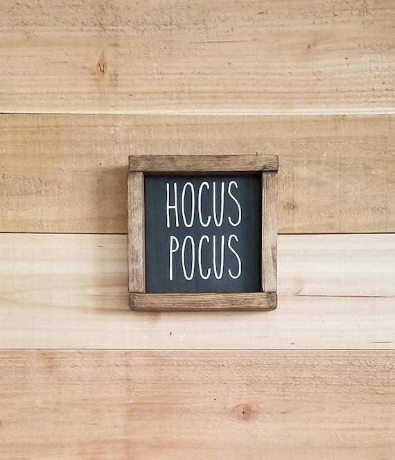 HOCUS POCUS | Halloween mini sign| Halloween decor | tier tray sign | Fall decor | small Halloween signs | Home Decor