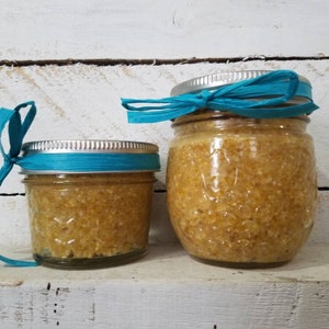 Raw Honey Almond Facial Scrub-Face Scrub-Exfoliator-Organic Face Scrub-All Natural Face Scrub-Stocking Stuffer