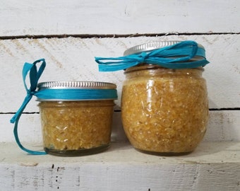 Raw Honey Almond Facial Scrub-Face Scrub-Exfoliator-Organic Face Scrub-All Natural Face Scrub-Stocking Stuffer