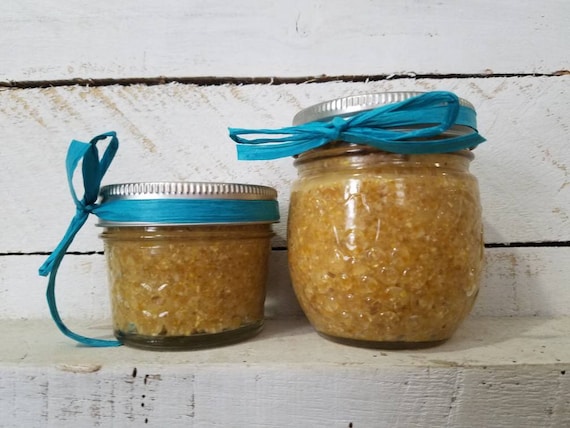 Raw Honey Almond Facial Scrub-Face Scrub-Exfoliator-Organic Face Scrub-All Natural Face Scrub-Stocking Stuffer