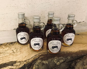 Jarabe de arce orgánico puro y oscuro / Hecho en Michigan / Horneado con leña / Producción limitada / Edulcorante natural / Snack artesanal /