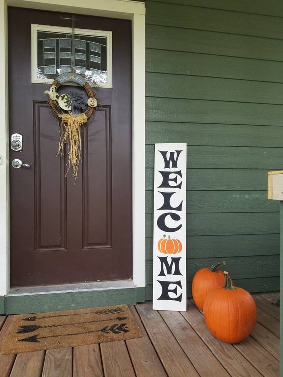 Welcome - Fall Decor -  Autumn Decor - Thanksgiving - Halloween - Harvest - Farmhouse Style - Pumpkin - Fall Decor