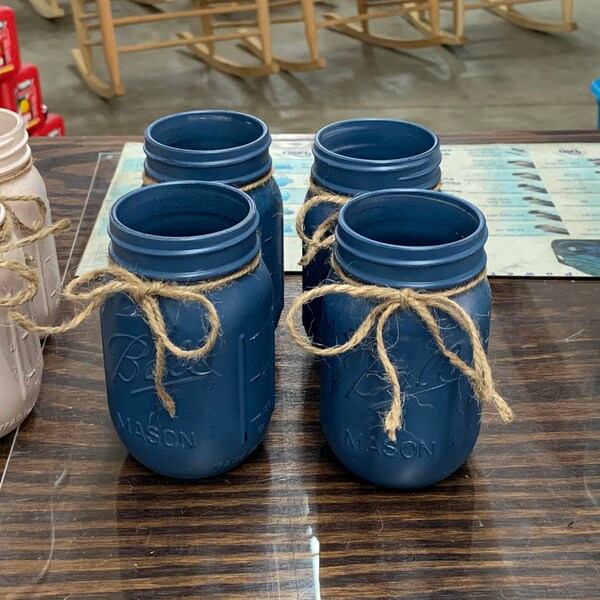 Painted Mason Jar Etsy