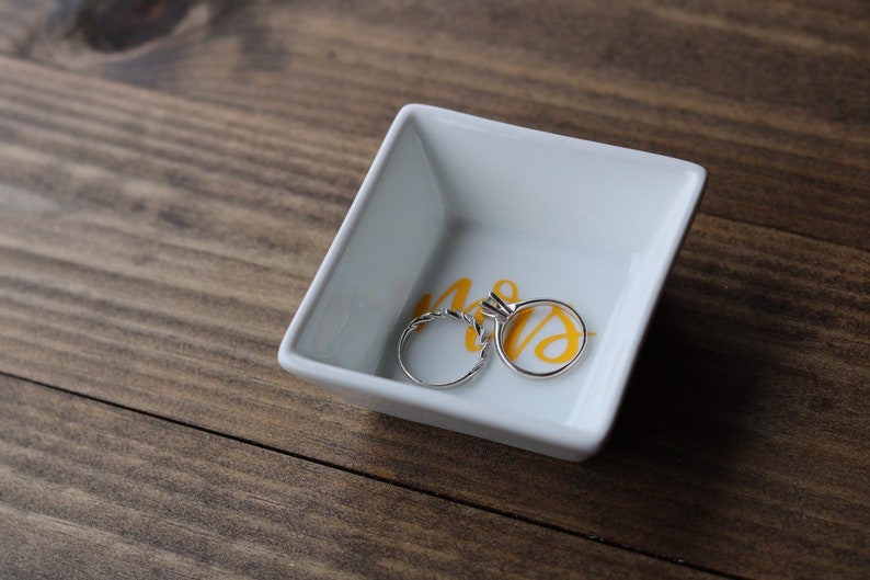 Ring Dish Gift for bride Stocking stuffer Wedding Ring Dish Ring Holder Wedding Ring Storage Jewelry Dish Ring Storage