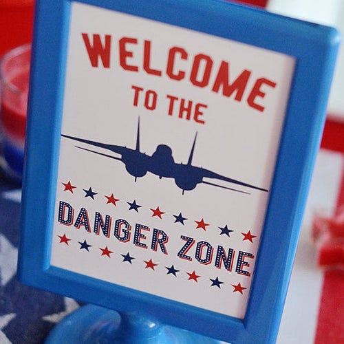 High Flying Ace Aviator Welcome Sign Maverick Printable - Etsy